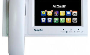Цветной монитор видеодомофона Falcon FE-71TM с вызывной видеопанелью и электромеханическим замком (комплект) - Компания ТехМонтаж.
