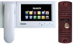 Цветной монитор видеодомофона Falcon FE-71TM с вызывной видеопанелью AVC-305C (комплект для квартиры) - Компания ТехМонтаж.